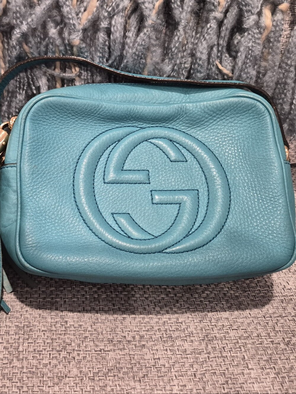 GUCCI SOHO DISCO in Turquoise/ Teal
